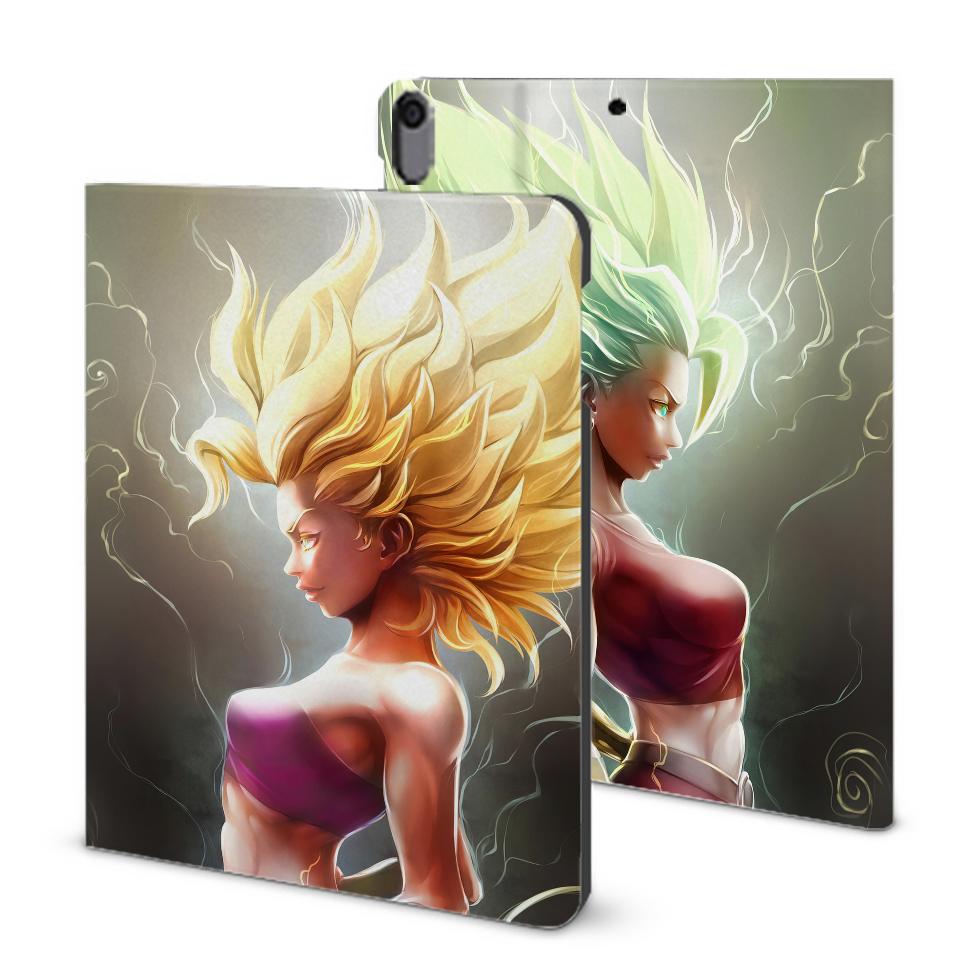 （画像用） ドラゴンボール DRAGON BALL IPad ケース ブック型 PUレザー TPU 耐衝撃 軽量 薄型 ペン収納なし 全面保護 IPad 各モデル対応